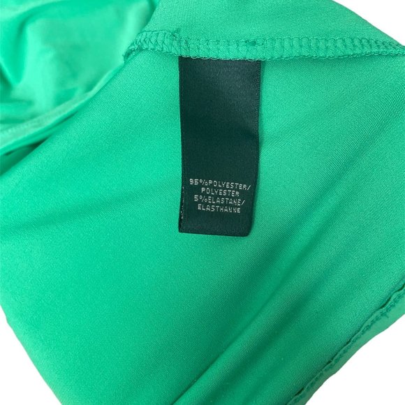 Vintage Rare Ralph Lauren Wedding Guest Elegant Scoop Knot Emerald Maxi Dress 8 - Picture 5 of 13